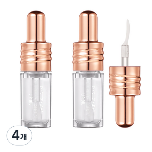 맥퀸뉴욕 볼륨픽스 에센셜 립오일, 3ml, 4개