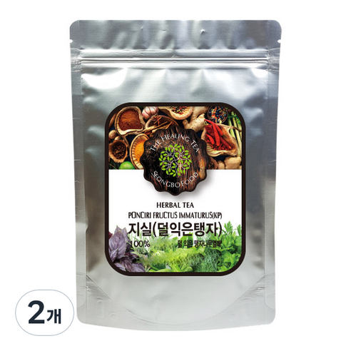 성보식품 국내산 지실 덜익은탱자, 100g, 2개