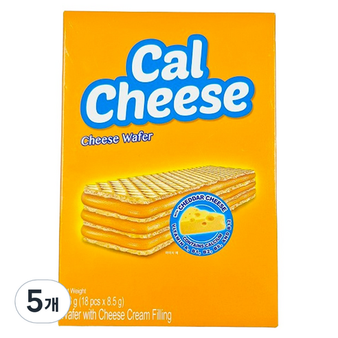 칼치즈 치즈 웨이퍼 18p, 153g, 5개