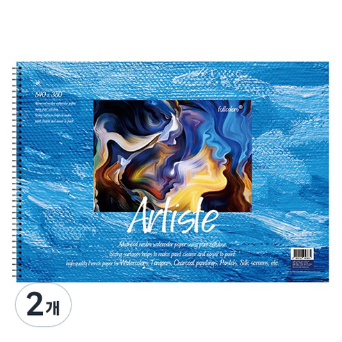 fullcolors 전문가용 스케치북 200g, 4절, 15매, 2개