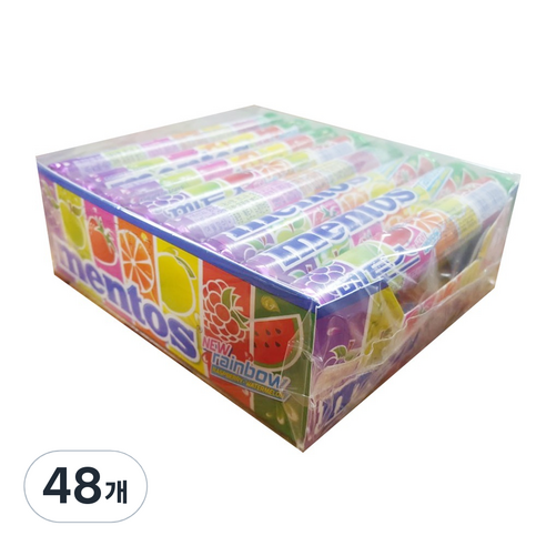 멘토스 뉴레인보우, 37.5g, 48개