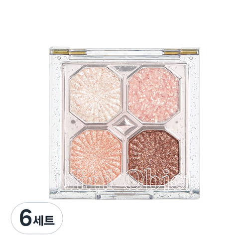 에뛰드 플레이 컬러 아이즈 미니 오브제 아이팔레트, 4 크리스탈샹들리에, 6세트