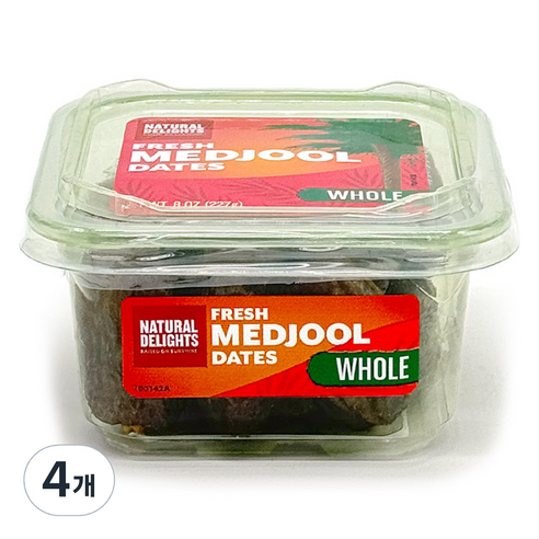 네츄럴딜라이츠 메드줄 대추야자, 227g, 4개