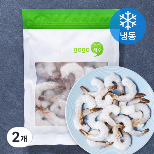 고고새우 생칵테일새우 26/30 (냉동), 300g(특대), 2개