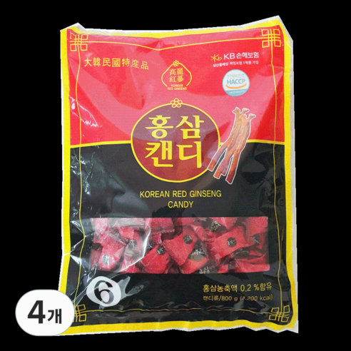 스위트영 홍삼캔디, 4개, 800g