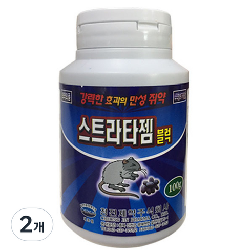 스트라타젬 쥐약 블럭 100g, 1개입, 2개