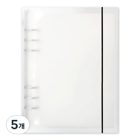 데얼스 A5 하드바인더 6공 30매, 1.5포켓, 5개