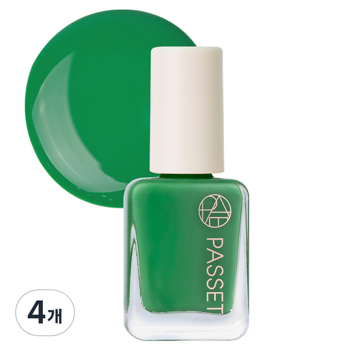 파셋 셀럽 네일컬러 폴리쉬, 83 워터멜론그린, 7ml, 4개