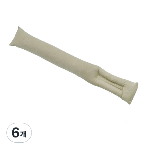 엠노블 차량용 스웨이드 틈새쿠션, 베이지, 6개