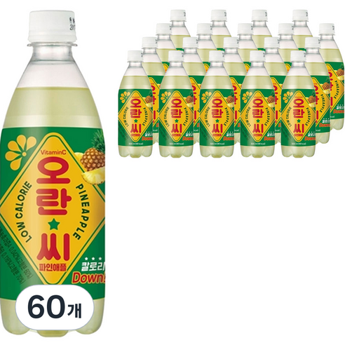 동아오츠카 오란씨 파인애플향 탄산음료 500ml, 60개