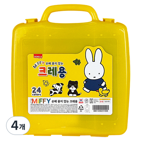동아 미피 크레용, 24색, 4개
