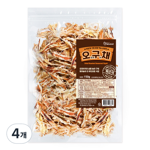해야미 맥반석 오구채, 150g, 4개