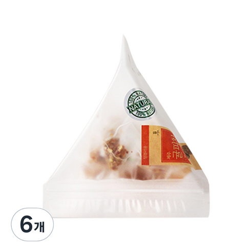 자연애 귤피차 삼각티백, 1g, 6개, 10개입