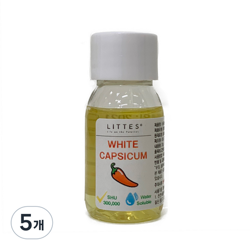리트 수용성 화이트 캡시컴 에이 300000 SHU, 20g, 5개