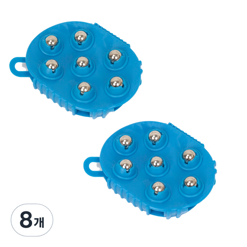 지니컴퍼니 바디 마사지 볼, 블루, 8개