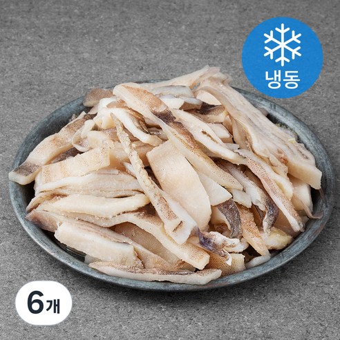 아라보감 원양산 간편요리 오징어채 (냉동), 300g, 6개