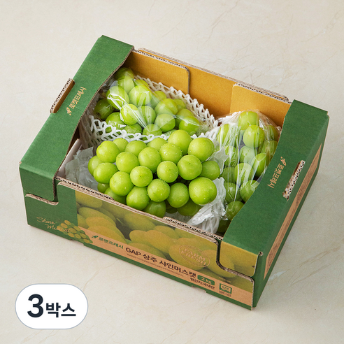 GAP 상주 샤인머스캣, 2kg, 3박스