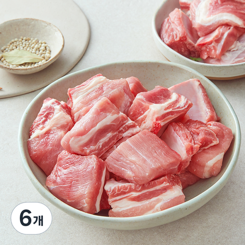 한돈 갈비 찜용 (냉장), 1kg, 6개