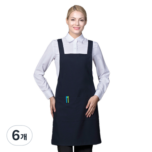 민자 폴리 앞치마, 곤색(AB1006), 6개