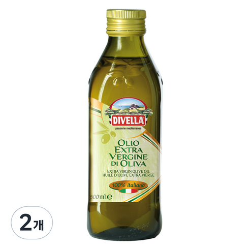 디벨라 엑스트라버진 올리브오일, 500ml, 2개