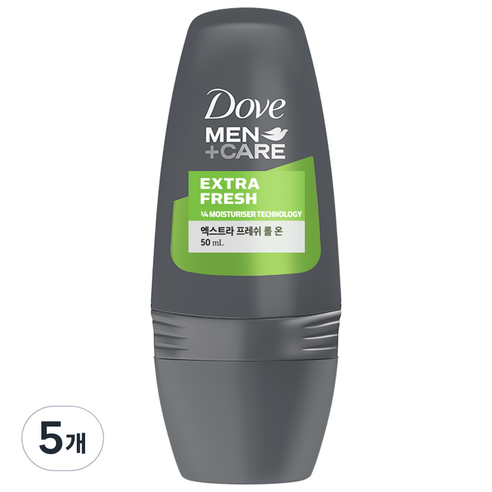 도브 맨 엑스트라 프레쉬 데오드란트 롤 온, 50ml, 5개