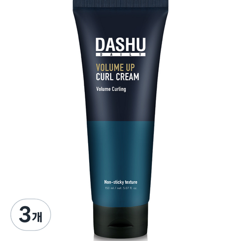 다슈 데일리 볼륨 업 컬 크림, 150ml, 3개