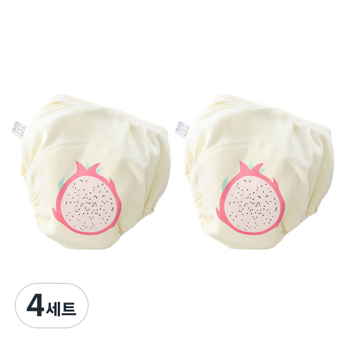 베베니즈 후르츠 유아 배변훈련팬티 2p, 드래곤후르츠, 4세트