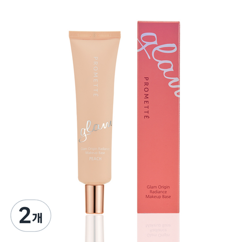 프롬에떼 글램 오리진 래디언스 메이크업베이스 30g, 피치, 2개