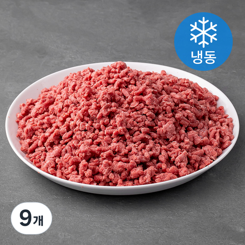 국제식품 호주산 소전각 다짐육 (냉동), 1kg, 9개