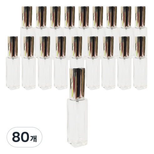 ABM 유리 향수공병 10ml, 혼합색상, 80개
