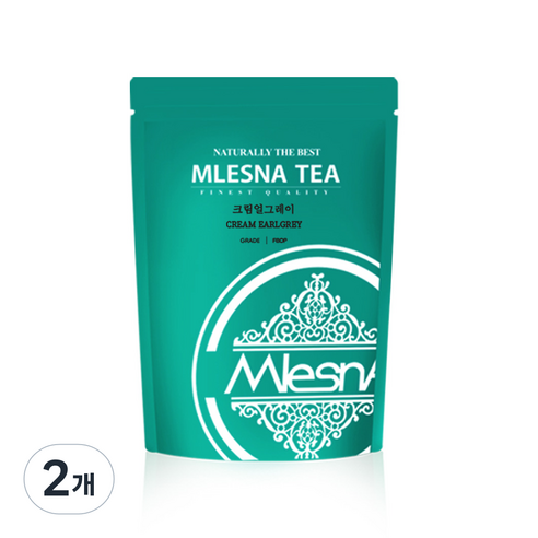 믈레즈나 크림 얼그레이 홍차, 100g, 2개, 2개