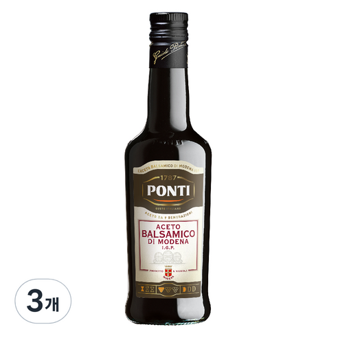 폰티 식초, 발사믹식초, 500ml, 3개
