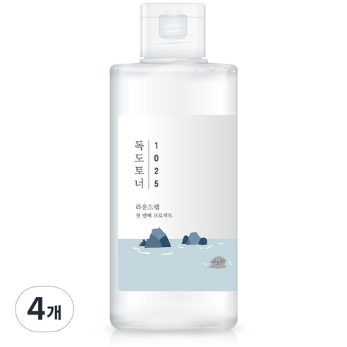 라운드랩 1025 독도 토너, 200ml, 4개