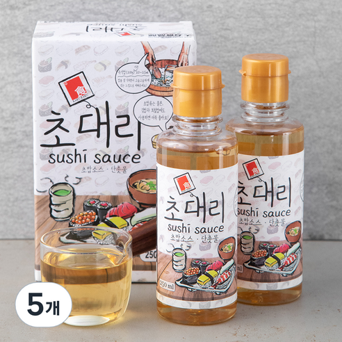 카쿠카쿠 초대리 소스, 500ml, 5개