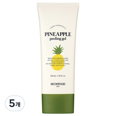 스킨푸드 파인애플 필링 젤, 100ml, 5개