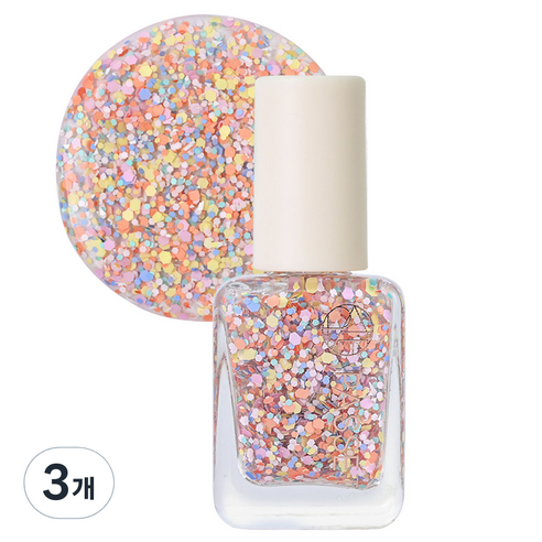 파셋 셀럽 네일컬러 폴리쉬 매니큐어, 79 파스텔버블, 7ml, 3개