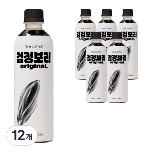 달차 검정보리 오리지널, 410ml, 12개