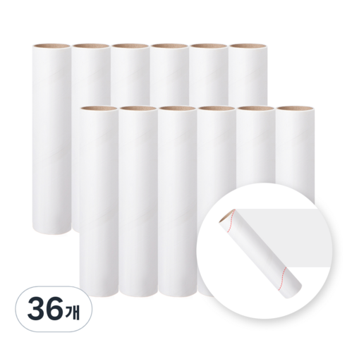 코멧 사선컷팅 테이프 클리너 리필 24cm x 12m, 36개