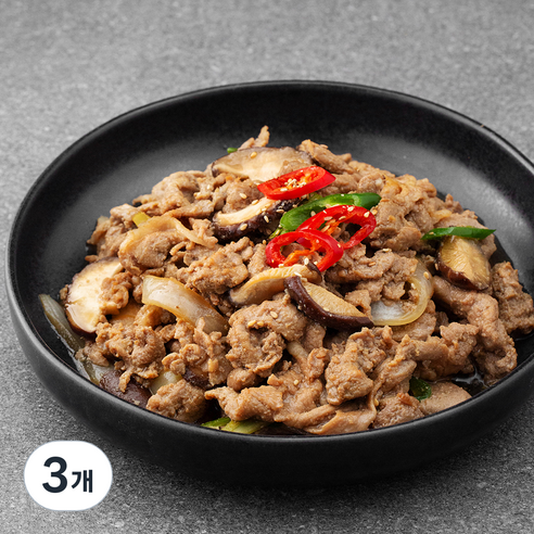 셰프초이스 한돈 양념 돼지불고기, 600g, 3개