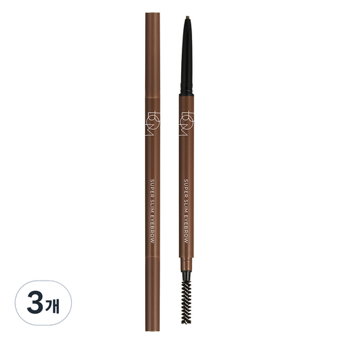 비오엠 슈퍼 슬림 아이브로우 0.1g, 03 토프 브라운, 3개