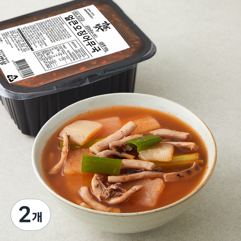 강남밥상 얼큰 오징어 무국, 500g, 2개