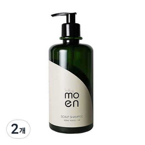 힐링모엔 스칼프 샴푸, 500ml, 2개