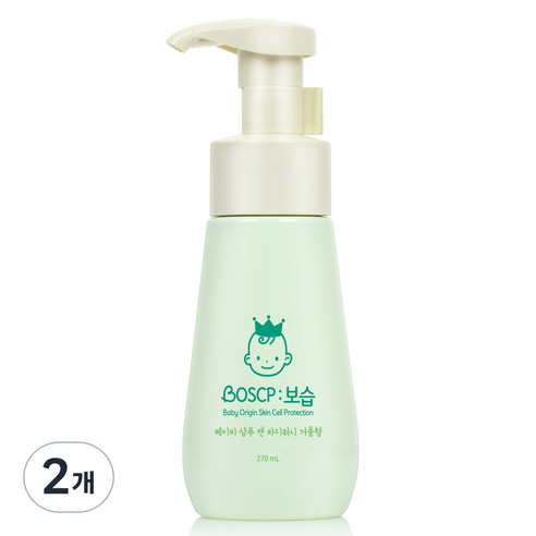 보습 베비언스 베이비 샴푸 앤 바디워시 거품형, 270ml, 1개