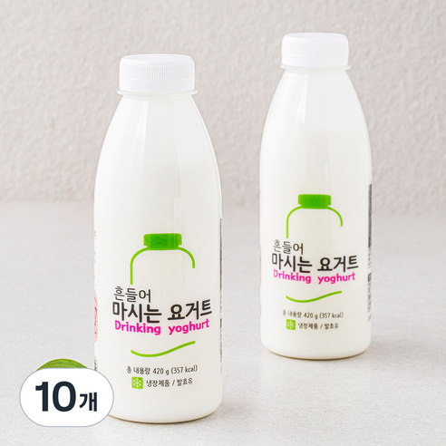 팜프레쉬 흔들어 마시는 요거트, 420g, 10개