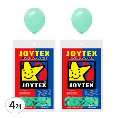 파티쇼 마카롱 풍선 15cm 100p, 그린, 4개