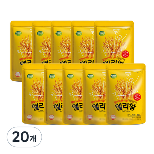 델리황 황태스낵 버터맛, 20g, 20개