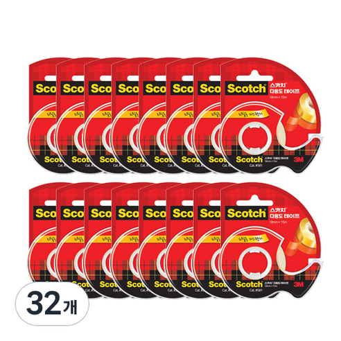 쓰리엠 다용도 테이프 디스펜서 581 18mm x 15m, 32개