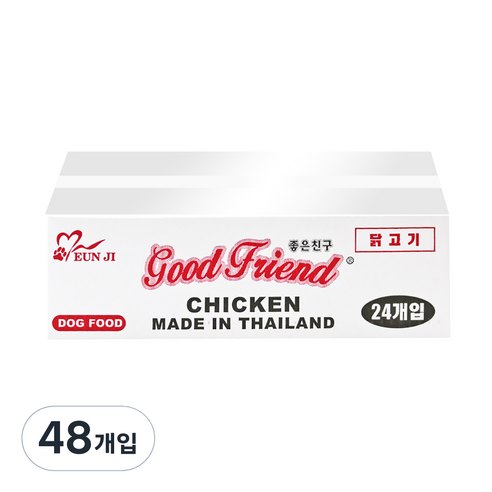 굿프랜드 강아지캔 100g, 닭고기, 48개