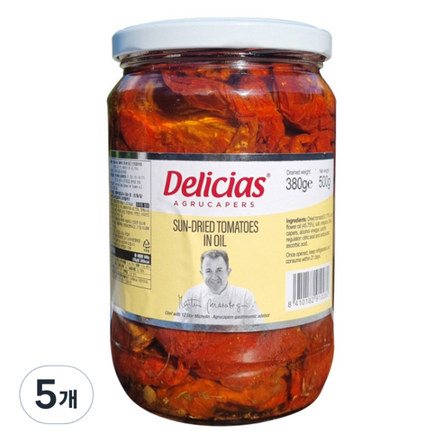 델리시아스케이퍼 썬드라이드 토마토, 500g, 5개