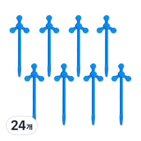 스피너 젤펜 0.5mm, 블루, 24개